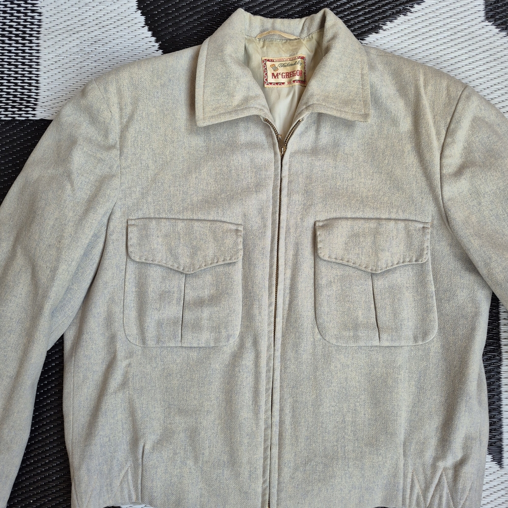 Vintage hand tailored McGregor cropped 40s/50s wool Ricky jacket - Picture 2 of 7